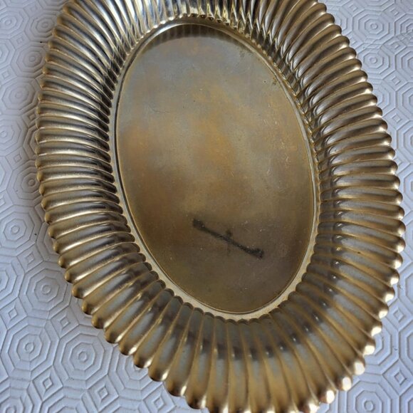 Gold Electronic Plated Brass Table Tray- Perfect for your dressing table - Picture 5 of 7